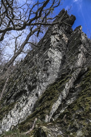 Schieferfelsen Altlayer Schweiz