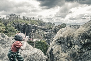 Ausblick Böhmische Schweiz