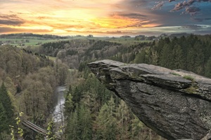 Ausblick Wolkensteiner Schweiz
